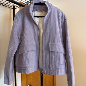 Women's Lavender Corduroy Jacket